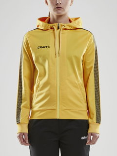 Craft Hoodie Fullzip Pro Control Yellow/Black Women
